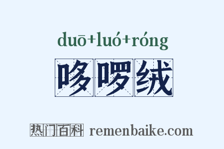 哆啰绒是什么意思的图片